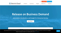Desktop Screenshot of electric-cloud.com